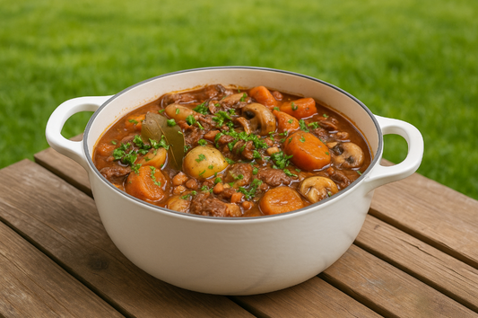 Moo’s Dinner Table Vol. 2, Veggie Stew with Bone Broth