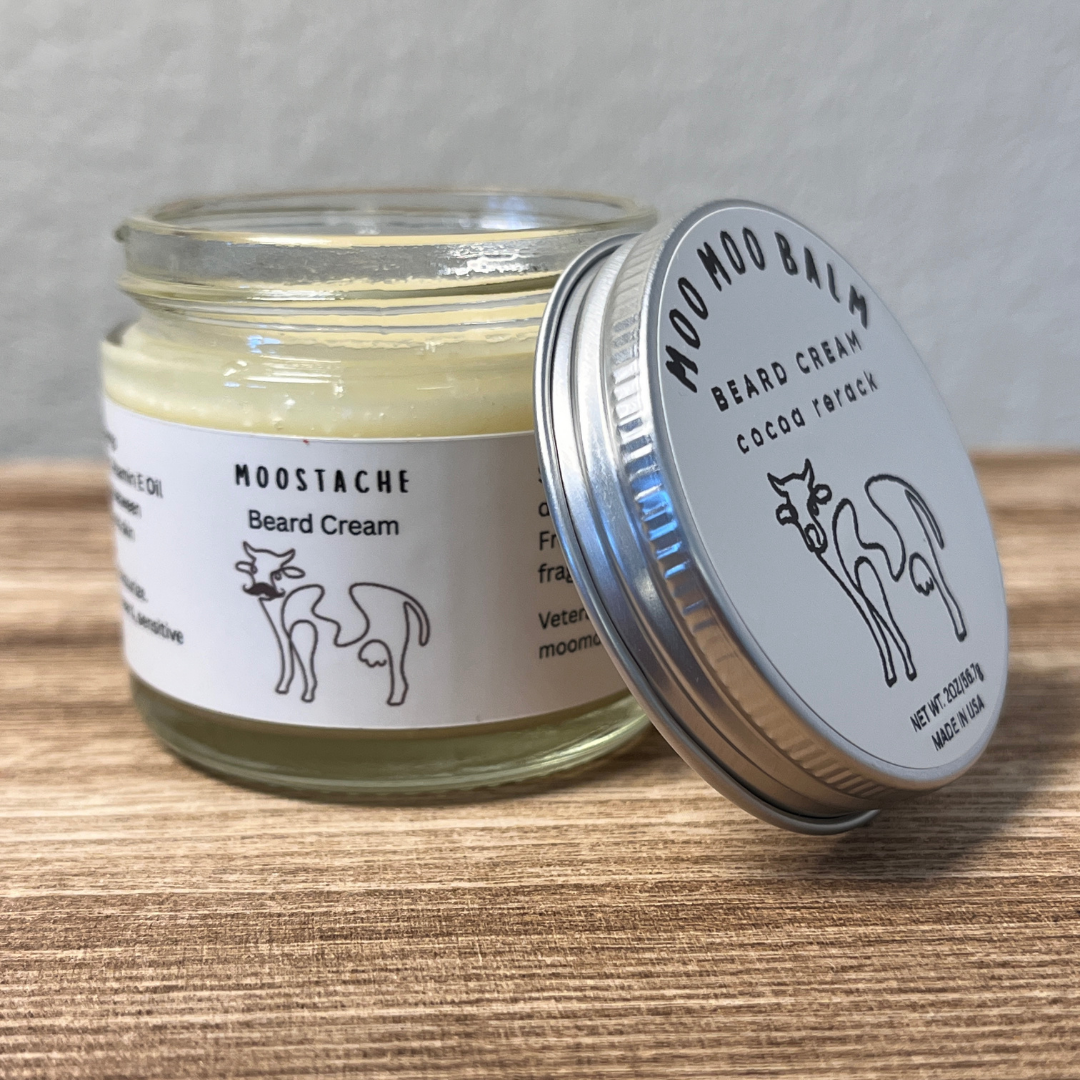 Moo Moo Moostache Beard Cream, 2oz